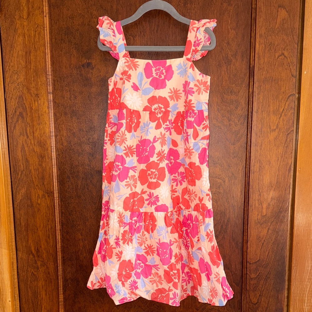 GAP Pink and Purple Floral Kids Dress